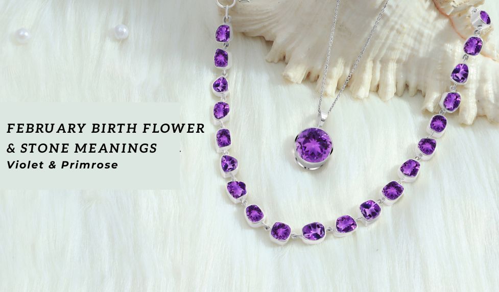 February Birth Flower & Stone Meanings - Violet & Primrose