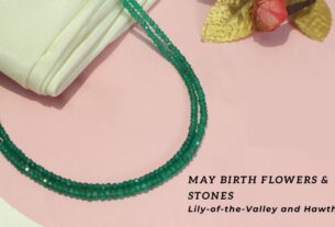 May Birth Flowers & Stones